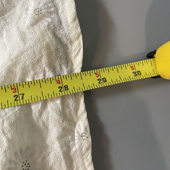 R.Vivimos Milkmaid Puff Sleeve Floral Ruffled Coquette Swing Mini Dress Size 0/2 - Picture 11 of 12